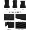 imageImily Bela Womens Sexy Tube Tops Off Shoulder Strapless Bandeau Top Side Split Y2K Going Out Trendy OutfitsBlack