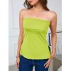 imageImily Bela Womens Sexy Tube Tops Off Shoulder Strapless Bandeau Top Side Split Y2K Going Out Trendy OutfitsGreen
