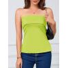 imageImily Bela Womens Sexy Tube Tops Off Shoulder Strapless Bandeau Top Side Split Y2K Going Out Trendy OutfitsGreen