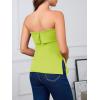 imageImily Bela Womens Sexy Tube Tops Off Shoulder Strapless Bandeau Top Side Split Y2K Going Out Trendy OutfitsGreen