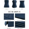 imageImily Bela Womens Sexy Tube Tops Off Shoulder Strapless Bandeau Top Side Split Y2K Going Out Trendy OutfitsNavy