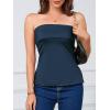 imageImily Bela Womens Sexy Tube Tops Off Shoulder Strapless Bandeau Top Side Split Y2K Going Out Trendy OutfitsNavy