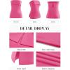 imageImily Bela Womens Sexy Tube Tops Off Shoulder Strapless Bandeau Top Side Split Y2K Going Out Trendy OutfitsRose Red