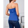 imageImily Bela Womens Sexy Tube Tops Off Shoulder Strapless Bandeau Top Side Split Y2K Going Out Trendy OutfitsRoyal Blue