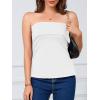 imageImily Bela Womens Sexy Tube Tops Off Shoulder Strapless Bandeau Top Side Split Y2K Going Out Trendy OutfitsWhite