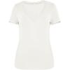 imageImily Bela Womens Sexy V Neck T Shirts Summer Lace Short Sleeve Slim Fit Y2k Going Out Crop TopsWhite