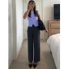 imageImily Bela Womens Short Sleeve Sweater Tops Summer Button Down Casual Ribbed Knit Slim Fit Cropped Cardigan ShirtsLight Purple