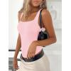 imageImily Bela Womens Square Neck Tank Tops Casual Sleeveless Going Out Slim Fit Y2K Summer Cropped ShirtsLight Pink
