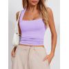 imageImily Bela Womens Square Neck Tank Tops Casual Sleeveless Going Out Slim Fit Y2K Summer Cropped ShirtsLight Purple