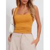 imageImily Bela Womens Square Neck Tank Tops Casual Sleeveless Going Out Slim Fit Y2K Summer Cropped ShirtsOrange