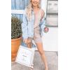 imageImily Bela Womens Summer Lounge Sets Knit 2 Piece Outfits Vacation Beach Tank Tops and Shorts Loungewear Pajama SetA01beige