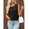 imageImily Bela Womens Sweater Vest Top Summer Bow Tie Back Sleeveless Casual Knit Crop Tank TopsBlack