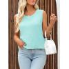 imageImily Bela Womens Sweater Vest Top Summer Bow Tie Back Sleeveless Casual Knit Crop Tank TopsMint