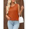 imageImily Bela Womens Sweater Vest Top Summer Bow Tie Back Sleeveless Casual Knit Crop Tank TopsOrange
