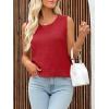 imageImily Bela Womens Sweater Vest Top Summer Bow Tie Back Sleeveless Casual Knit Crop Tank TopsRed