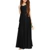 imageImily Bela Girls ALine Halter Dress Junior Bridesmaid Flower Girl Flowy Chiffon Maxi Dresses Wedding Party Pageant GownBlack