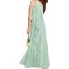 imageImily Bela Girls ALine Halter Dress Junior Bridesmaid Flower Girl Flowy Chiffon Maxi Dresses Wedding Party Pageant GownGreen