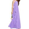 imageImily Bela Girls ALine Halter Dress Junior Bridesmaid Flower Girl Flowy Chiffon Maxi Dresses Wedding Party Pageant GownPurple