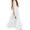 imageImily Bela Girls ALine Halter Dress Junior Bridesmaid Flower Girl Flowy Chiffon Maxi Dresses Wedding Party Pageant GownWhite