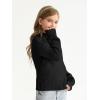 imageImily Bela Girls Mock Neck Pullover Sweaters Casual Long Sleeve Knit Jumper TopsBlack
