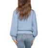 imageImily Bela Girls Mock Neck Pullover Sweaters Casual Long Sleeve Knit Jumper TopsBlue