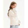 imageImily Bela Girls Mock Neck Pullover Sweaters Casual Long Sleeve Knit Jumper TopsCreamy White