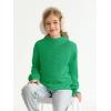 imageImily Bela Girls Mock Neck Pullover Sweaters Casual Long Sleeve Knit Jumper TopsGreen