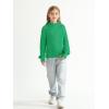 imageImily Bela Girls Mock Neck Pullover Sweaters Casual Long Sleeve Knit Jumper TopsGreen