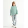 imageImily Bela Girls Mock Neck Pullover Sweaters Casual Long Sleeve Knit Jumper TopsLight Green