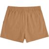 imageImily Bela Girls Shorts Kids Casual Summer Drawstring Elastic Waist Short Pants with PocketsBrown