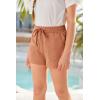 imageImily Bela Girls Shorts Kids Casual Summer Drawstring Elastic Waist Short Pants with PocketsOrange
