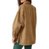imageImily Bela Womens Denim Jackets Oversized Button Down Boyfriend Distressed Jean Coats with Pockets