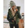 imageImily Bela Womens Quilted Puffer Vest Hooded Winter Casual Stand Collar Gilet With PocketsArmy Green