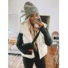 imageImily Bela Womens Quilted Puffer Vest Hooded Winter Casual Stand Collar Gilet With PocketsBeige