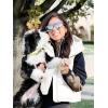 imageImily Bela Womens Quilted Puffer Vest Hooded Winter Casual Stand Collar Gilet With PocketsWhite