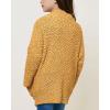 imageImily Bela Girls Cardigan Open Front Popcorn Knit Long Sleeve Sweaters Coat with PocketsYellow2