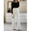 imageImily Bela Womens Off The Shoulder Sweaters Casual Long Sleeve Ribbed Knit Slim Fit Y2K Going Out Pullover TopsBlack