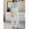 imageImily Bela Womens Off The Shoulder Sweaters Casual Long Sleeve Ribbed Knit Slim Fit Y2K Going Out Pullover TopsLight Blue