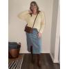 imageImily Bela Womens Plus Size Tops Casual Long Sleeve Textured Crewneck Shirts Fall Loose Tunic TopBeige