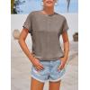 imageImily Bela Womens Short Sleeve T Shirts Summer Crew Neck Dressy Casual Tops Basic Trendy TeesCoffee