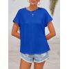 imageImily Bela Womens Short Sleeve T Shirts Summer Crew Neck Dressy Casual Tops Basic Trendy TeesRoyal