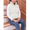 imageImily Bela Girls Puffer Vest Stand Collar Sleeveless Warm Jacket Cute Outerwear With Pockets 714 YearsBeige