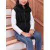 imageImily Bela Girls Puffer Vest Stand Collar Sleeveless Warm Jacket Cute Outerwear With Pockets 714 YearsBlack