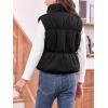 imageImily Bela Girls Puffer Vest Stand Collar Sleeveless Warm Jacket Cute Outerwear With Pockets 714 YearsBlack