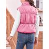 imageImily Bela Girls Puffer Vest Stand Collar Sleeveless Warm Jacket Cute Outerwear With Pockets 714 YearsPink