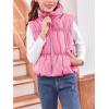 imageImily Bela Girls Puffer Vest Stand Collar Sleeveless Warm Jacket Cute Outerwear With Pockets 714 YearsPink
