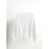 imageImily Bela Girls Sweaters Kids Casual Bell Sleeve Knit Pullover Jumper TopsWhite