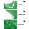 imageImily Bela Summer Cap Sleeve Sweater Vest for Women Casual V Neck Sleeveless Knit Pullover Tank Tops 2025 Spring ShirtsGreen