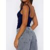 imageImily Bela Womens Summer Tank Tops Ruched Double Lined Sleeveless Y2K Going Out Crop ShirtsNavy