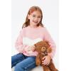 imageImily Bela Girls Turtleneck Sweaters Kids Batwing Sleeve Knit Clothes Chunky Pullover JumperBpink